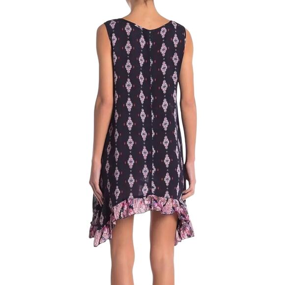 Raga Alice Sharkbite Hem Sleeveless Dress for Women in Blue, Size S New w/ Tag - Picture 3 of 11